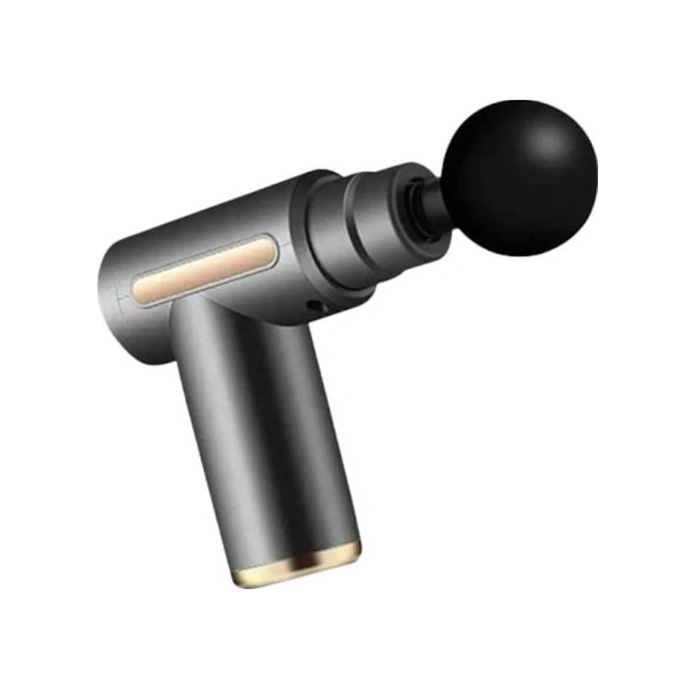 Tongxida 4 Başlıklı 6 Kademeli Titreşimli Şarjlı Mini Masaj Aleti - Kolay Kullanım İçin İdeal Gri