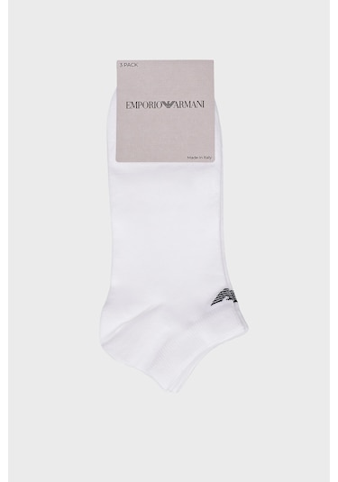 Emporio Armani Erkek Çorap Em000550 Af14446 M0066 Beyaz Beyaz