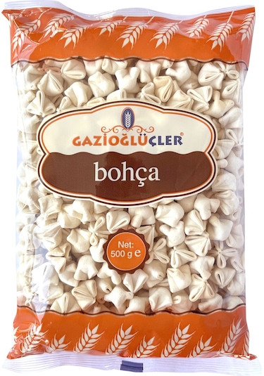 Gazioğlu Üçler Bohça Kuru Mantı 500 Gr X 4 Adet