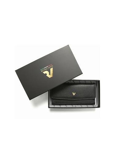 Black Cüzdan & Kartlık Kadın Diğer 2801 Roncato Flother Skın Wallet Siyah