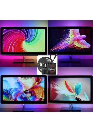 Trendooze Profesyonel Rgb Led Bariyer - 3m Otomatik Renkli Ekran Aydınlatma