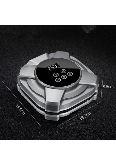 Sones 22 Silindir Araba Akıllı Dijital Ekran Şişirme Pompası Taşınabilir Araç Lastiği Pnömatik Motor Siyah