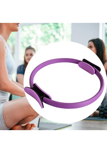 Suntek Pilates Ring Tonlama Uyluk Bacaklar Direnç Yoga Mor Mor
