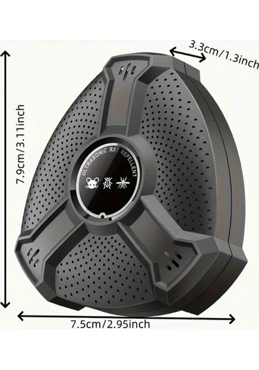 Chuangyinshop Ojımo 2025 Ses Dalgası Teknolojili Elektrikli Haşere Kovucu - Beyaz 1 Paket İç Mekan Böcek Fare Karınca İlacı