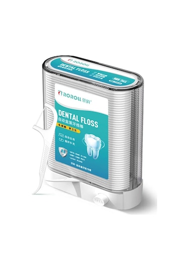 Otomatik Diş İpi Kutusu İle Otel/ev Diş Çubukları Taşınabilir Ağız Bakımı Diş 88pcs -box