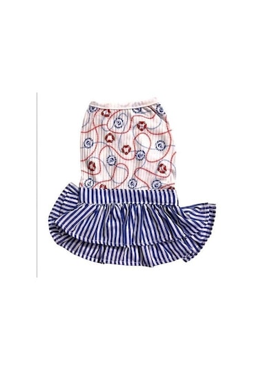Gedyco Navy Blue Küçük Irk Köpek Elbisesi