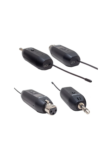 Ayt Magicvoice Mv-19587 Gitar Tip Kablosuz Mikrofon Uhf Kablosuz Verici Müzik Aleti Kablosuza Çevirici