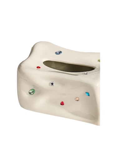 Suntek İskandinav Tarzı Yüz Tuvalet Kağıdı Rafı Seramik