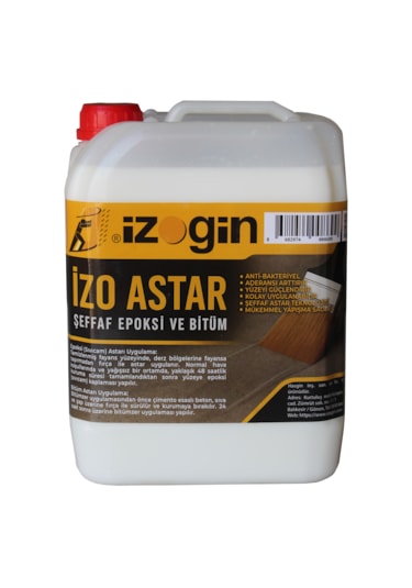 İzo Astar 5 Kg Şeffaf Epoksi Ve Bitüm Esaslı Membran Astarı