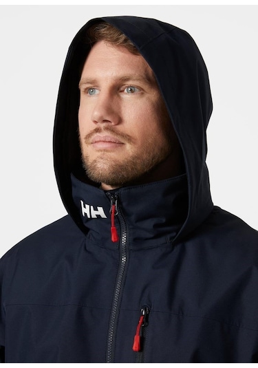 Helly Hansen Crew Hooded Midlayer Erkek Mont Navy Lacivert