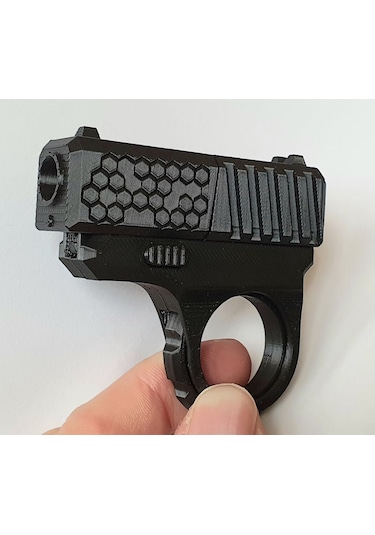 Gun Toy Fidget Spinner Stres Çarkı 3d