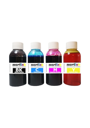 Canon E404 E414 E464 E474 E484 Kartuş Mürekkep Dolum Seti Pg 46 Cl 56 4x100ml Mürekkep