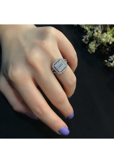 Stela Fashıon Baget Gümüş Yüzük