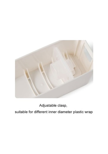 Pazly Cbtx Duvara Monte Manyetik Sarılmak Film Mutfak Kağıdı Depolama Kesici Tek Kesici, Mutfak Kağıdı Kolaylaştırıcı Gri