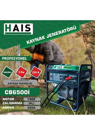 Hais Cb6500i Profesyonel 3 Kw Kaynak Jeneratörü