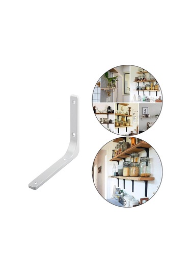 Suntek Magideal Ağır Hizmet Tipi Raf Aparatı Duvar Askılı L Beyaz-10-inç Beyaz