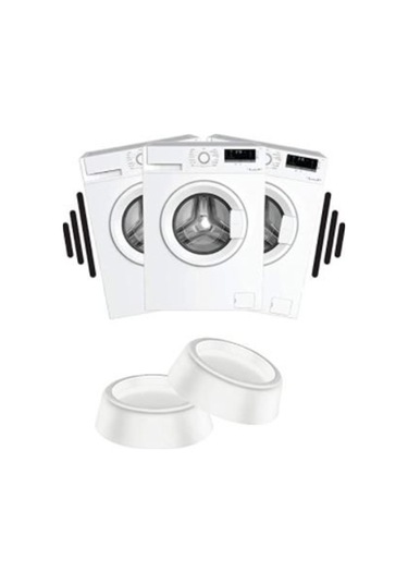 Tineke Çamaşır Makinesi Titreşim Önleyici Ayak 4 Lü Set Beyaz 410 - 519307004