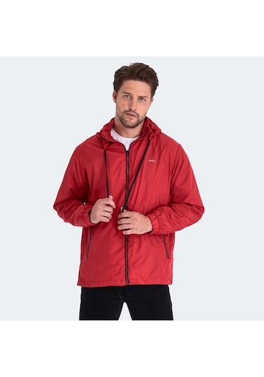 Slazenger RAREN Erkek  Kırmızı Yağmurluk