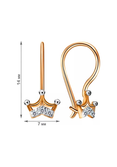 Veronika 925 Ayar Gümüş Küpeler 14975449 Altın