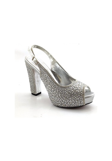 L&l 374 Günlük Kadın Topuklu Ayakkabı-gümüş Gumus
