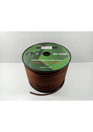 Ysnsounds 12ga Bass Ve Hoparlör Kablosu Amfi Bass Kablosu 12ga 5 Metre