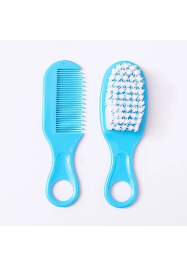 Bebek Saç Fırçası Tarak Taşınabilir Yenidoğan Bebek Tulumları Yumuşak Saç Fırçası Kafa Masajı Tarak Seti Bebek Çocuk Saç Bakım Malzemeleri