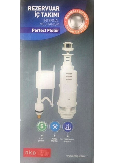 Nkp Perfect Flatör Basmalı Sistem Klozet Rezervuar İç Takım