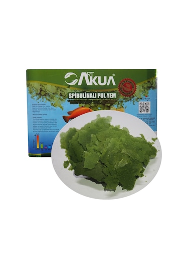 Artakua Spirulinalı Pul Yem 100 G Kovadan Bölme