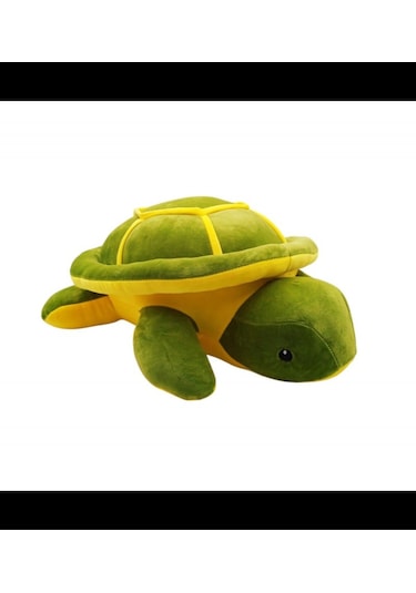 Sevimli Kaplumbağa Peluş Oyuncak 60 Cm Kaliteli Peluş Kumaş Dev Kaplumbağ Yeşil