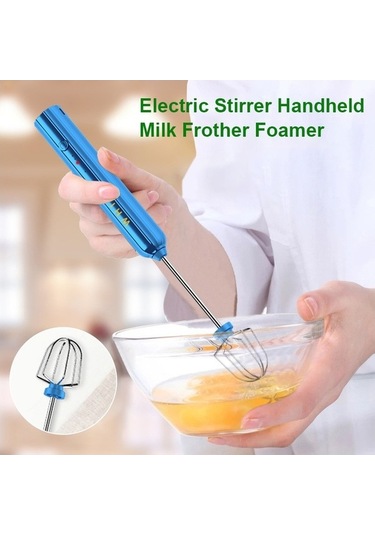 Fastbuy Şarjlı 2'li Kafa Elektrikli Çırpıcı, Yumurta Köpürtücü, Blender, Süt Köpüğü Yapıcı, Kırmızı Kırmızı