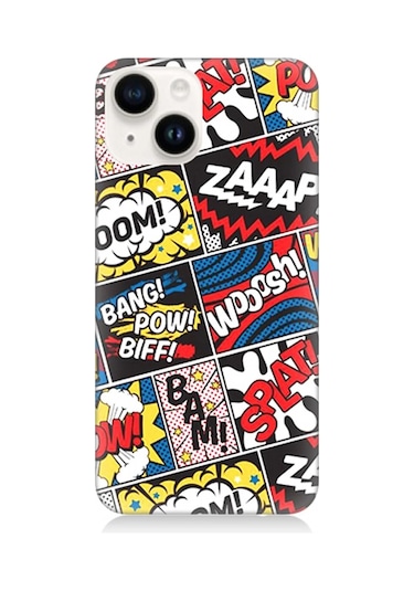 İphone 15 Kılıf Aesir Seri Desenli Sert Kapak