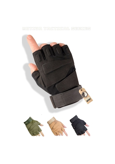 Lenscape Blackhawk Combat Siyah Taktik Motosiklet Bisiklet Airsoft Eldiven