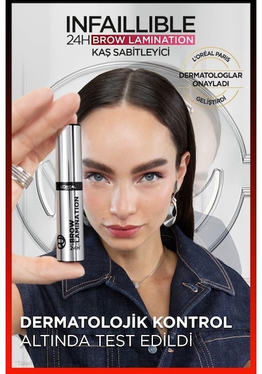 L'Oréal Paris Infaillible 24H Brow Lamination Şeffaf Kaş Sabitleyici