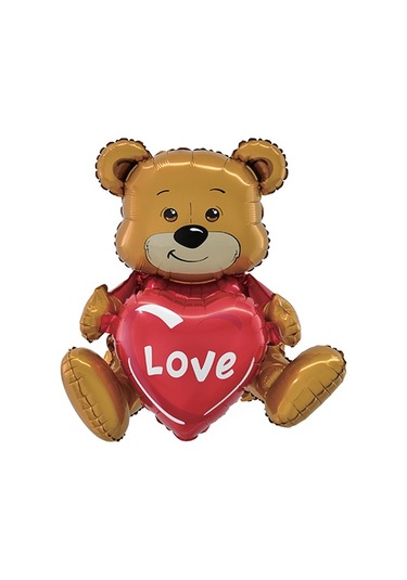 Folyo Balon Love Yazılı 3d Kalp Balonlu Sevimli Ayıcık 41 50 31 3 Parçalı Parti Süsü Folyo Balon Sevgililer Günü-evlenme Teklifi Çok Renkli Folyo Balon Love Yazılı 3d Kalp Balonlu Sevimli Ayıcık 41 50 31 3 Parçalı Parti Süsü Folyo Balon Sevgililer Günü-evlenme Teklifi Çok Renkli