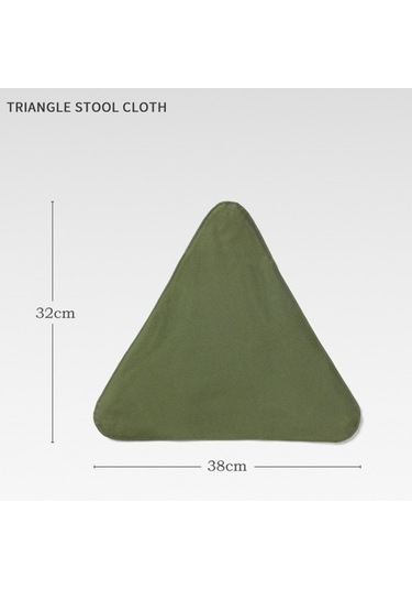 Açık Kamp Su Geçirmez Tuval Taşınabilir Üçgen Dışkı Bezi Diğer Çok Renkli