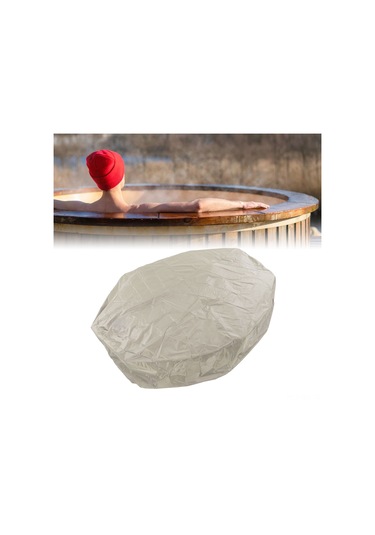 Wezone Dış Mekan Mermer Banyo Koruması - 190 Gümüş Poliester Taffeta - Su Geçirmez, Toz Ve Güneş Engeli - 190x30cm Bej - Dört Mevsim Kullanıma Uygun