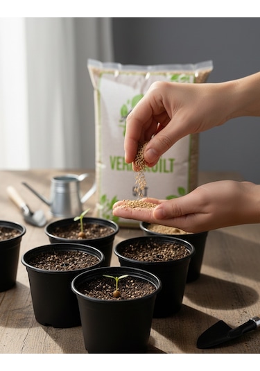 Tarımsal Vermikülit 5 Litre Toprak Düzenleyici Tohum Çimlendirme