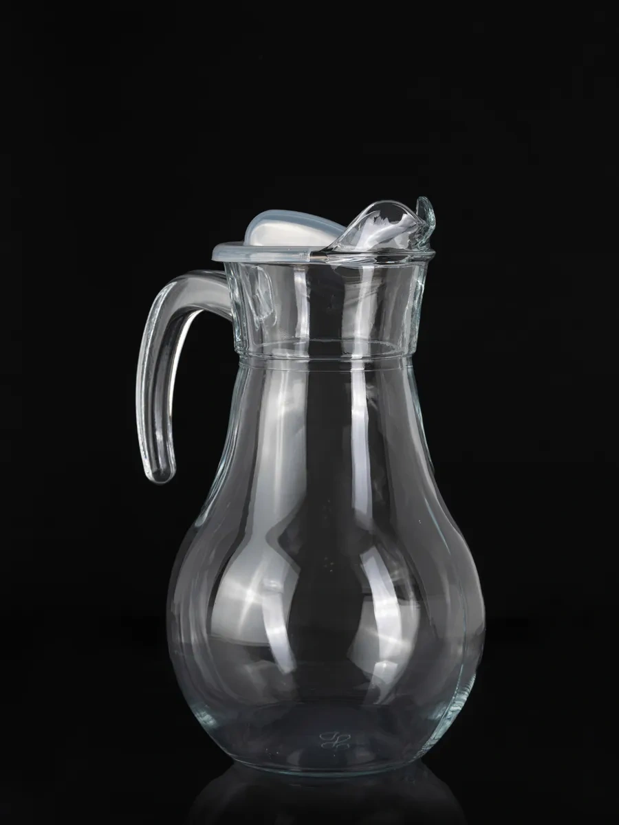 Purecrystal Cam Sürahi Su Ve Meyve Suyu Sürahisi Kapağı İle 330374676