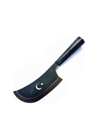 Büro Ev Hobi Bahçesi İçin Demir Saplı Oval Ağaç Kesim Satırı