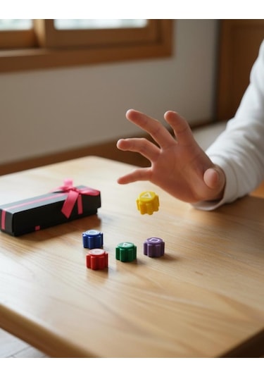 Squit Game Beştaş Oyunu - 5 Li Zeka Küpü - Hediye Kutulu Dikkat Ve Strateji Oyunu