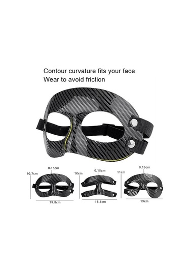 Flybuy Yüz Yüz Yarım Yarım Üst Taraf Siyah Nefes Maskesi Maskesi Koruyucu Koruma Çarpışma Burun Basketbol Alabilir Wz Çok Renkli