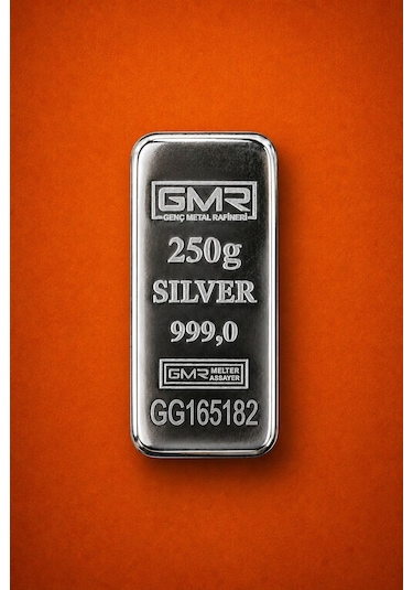 GMR 250 Gram Külçe Gümüş