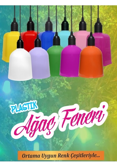 AĞAÇ FENERİ E-27 DUY - 10'LU