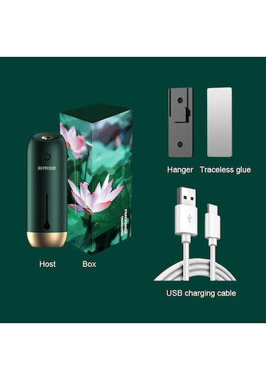 Zamanlı Otomatik Püskürtme Hava Temizleme Difüzörü, Tek Makine, Uçucu Yağ Yok 2.0 Gül Pembesi