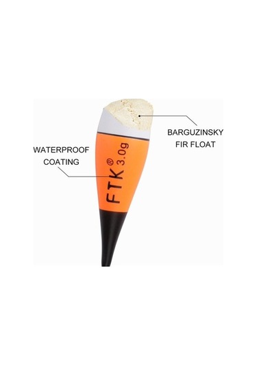 Novahub 10 Adet/grup Barguzinsky Köknar Balık Ağırlığı 2-5g, Uzunluk 18.5-22.5cm, Float 3g Length 20.5cm, Renk Sarı/siyah/kırmızı/beyaz