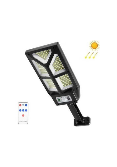 Besthome1 Tg-ty100 196 Led Güneş Enerjili Açık Vücut İndüksiyon Duvar Lambası Bahçe Çiti Sokak Lambası 10438