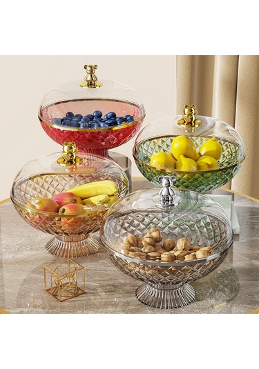 Suntek Meyve Sepeti Tabağı Sebze Depolama Mutfak Açık-gri Açık Gri