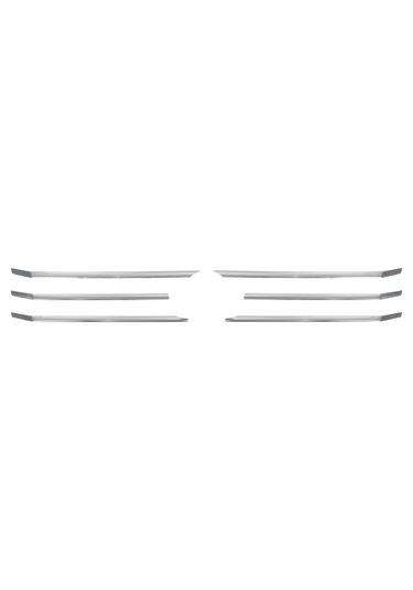 Volkswagen Crafter Uyumlu 2012-2017 Krom Ön Panjur 6 Parça Paslanmaz  Çelik