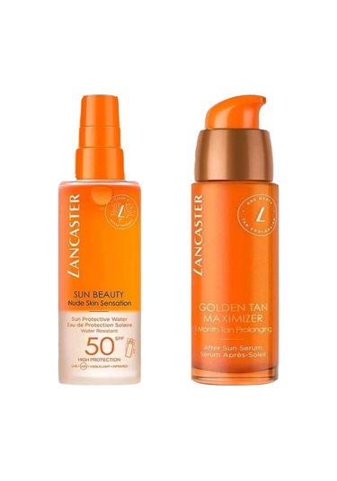 Lancaster Güneş Sonrası Serum 30ml+ Protective Water Spf50 Güneş Koruyucu 150ml 2li Set