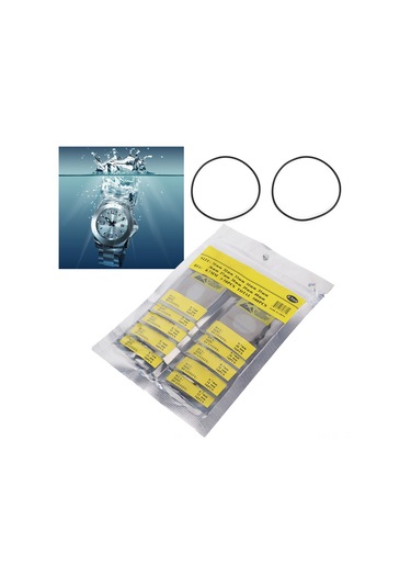 Lemestar Saat Su Geçirmezlik Gevşekliği Tamiri İçin Kauçuk O-ring Seti - 0.8mm Kalınlık, 500 Adet, Saat Tamircileri İçin Uygun